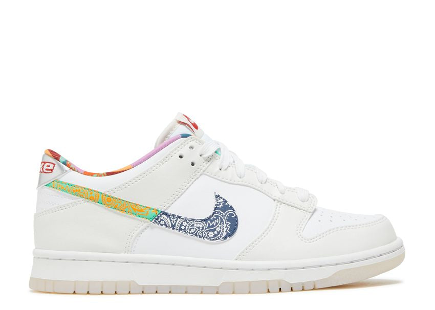 Nike Dunk Low White Multi-Color Paisley (GS)