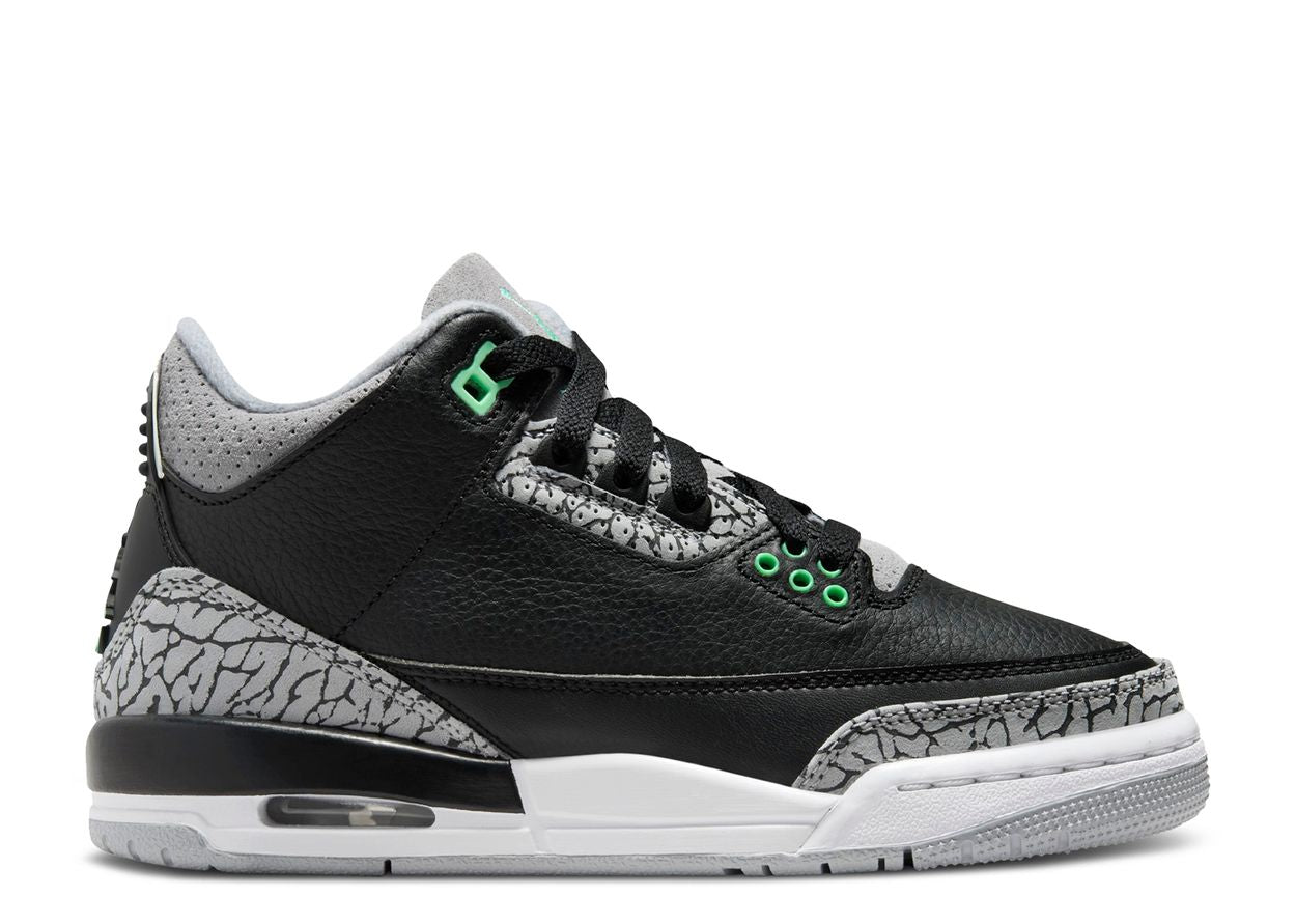 Jordan 3 Retro Green Glow (GS)