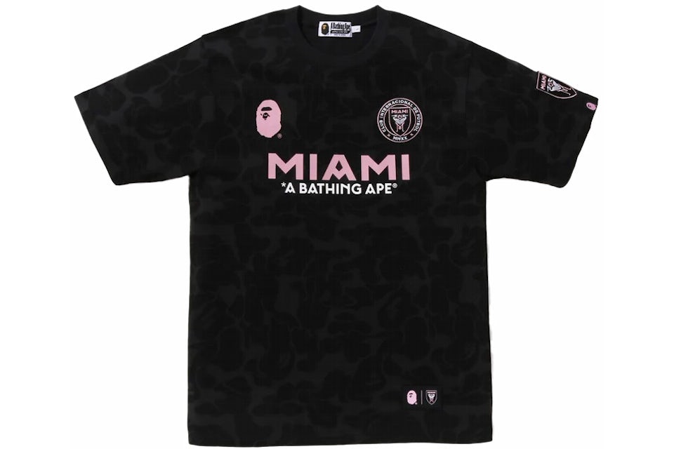 BAPE x Inter Miami CF Camo Tee Black