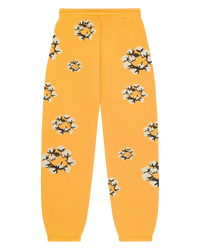 Cactus Tears Wreath Sweatpants Yellow