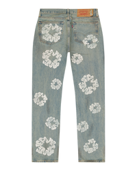 Dirty Wash Wreath 501 Light Wash