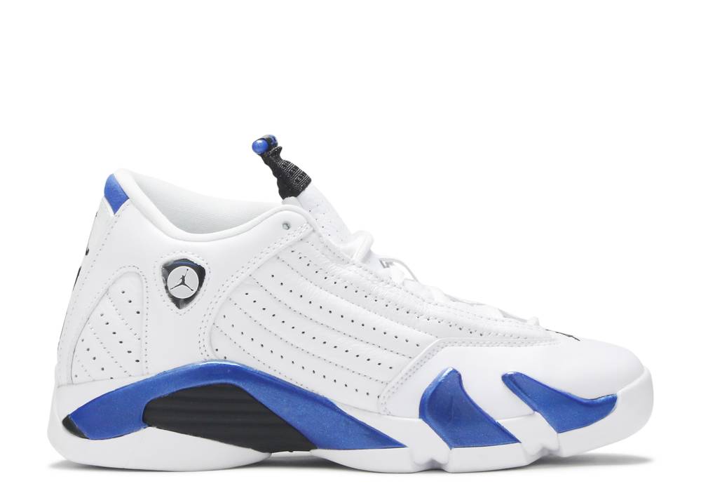 Jordan 14 Retro White Hyper Royal (GS)