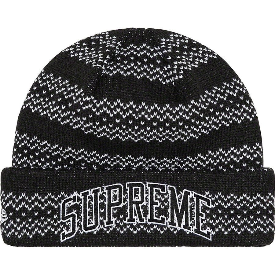 Supreme New Era Split Beanie Black