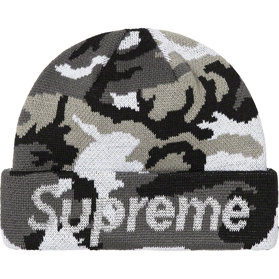 Supreme New Era Split Beanie Black