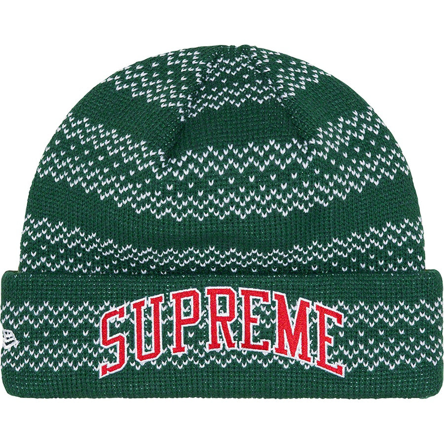 Supreme New Era Split Beanie Green