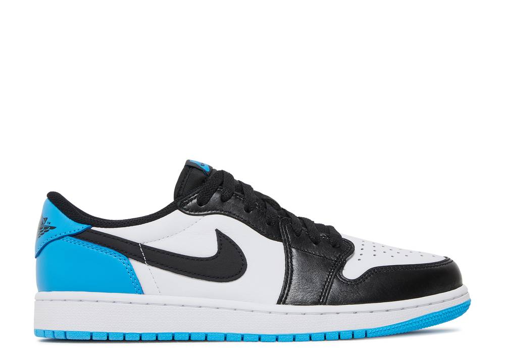 Jordan 1 Retro Low OG Black Dark Powder Blue