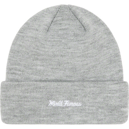 Supreme New Era Box Logo Beanie (FW22) Heather Grey