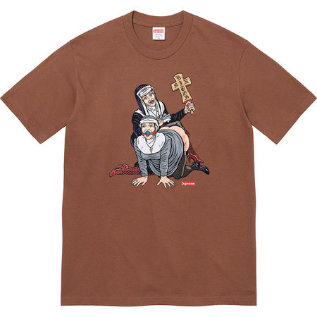 Supreme Nuns Tee Brown