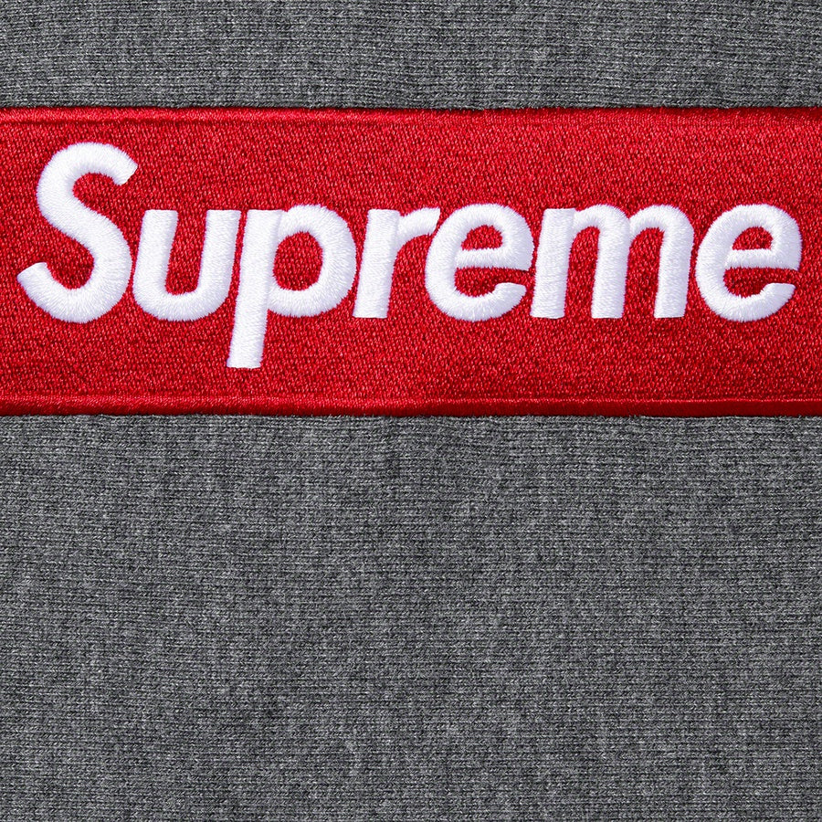 Supreme Box Logo Hooded Sweatshirt (FW21) Charcoal