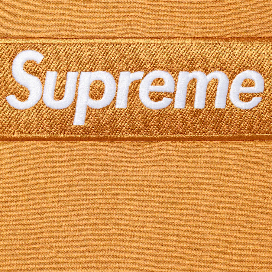 Supreme Box Logo Hooded Sweatshirt (FW21) Light Mustard