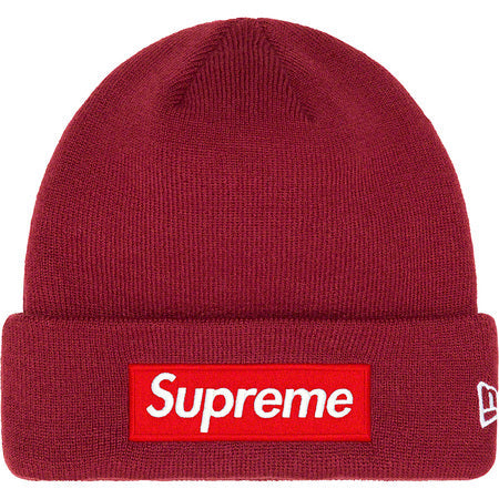 Supreme New Era Box Logo Beanie (FW22) Cardinal