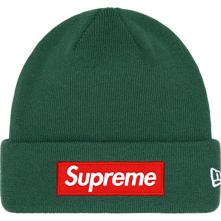 Supreme New Era Box Logo Beanie (FW22) Dark Pine