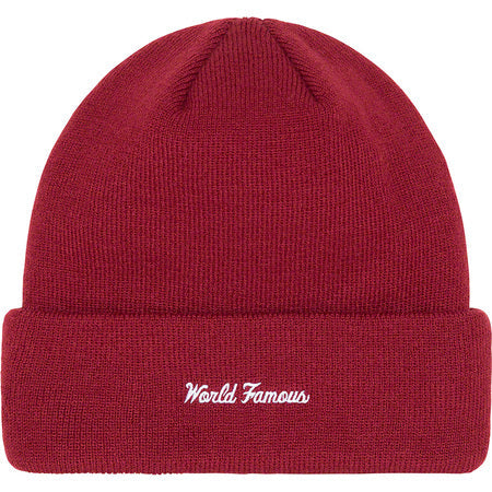 Supreme New Era Box Logo Beanie (FW22) Cardinal