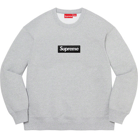 Supreme Box Logo Crewneck (FW22) Heather Grey