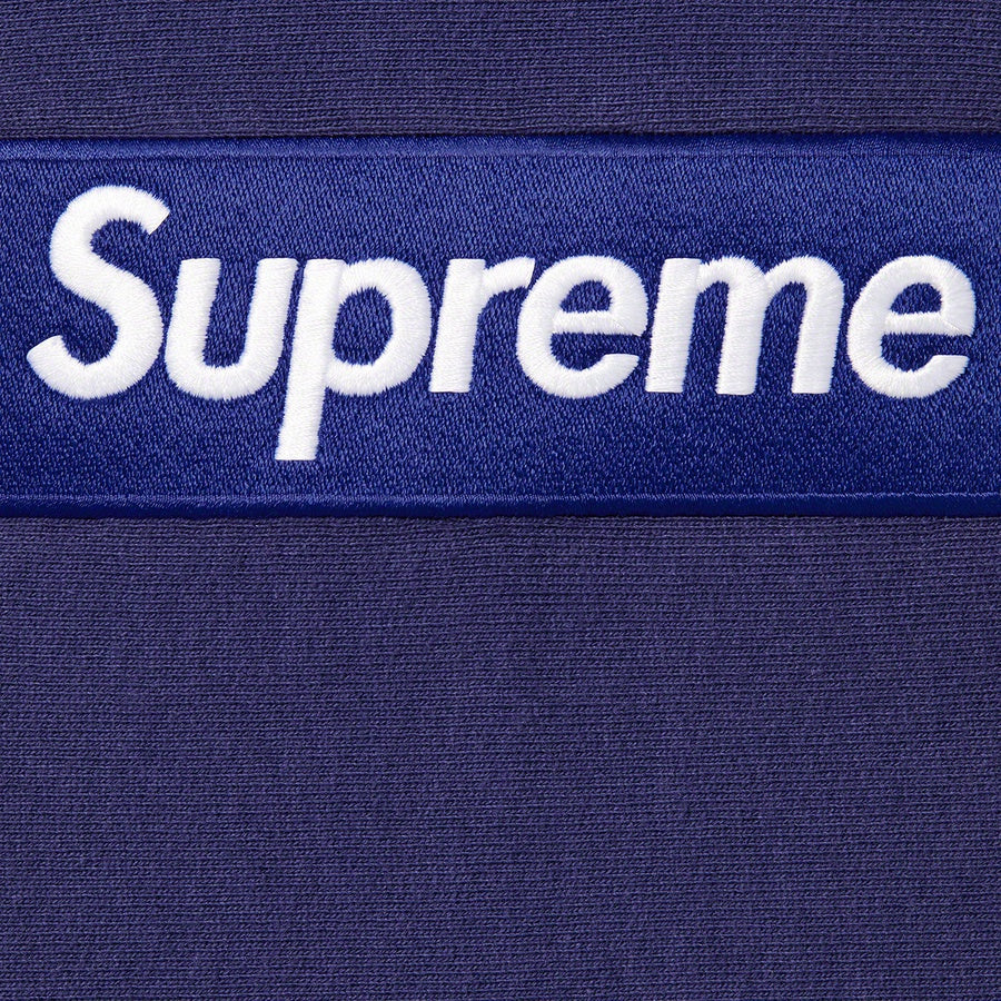 Supreme Box Logo Hooded Sweatshirt (FW21) Washed Navy