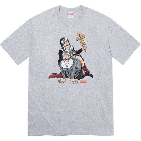 Supreme Nuns Tee Heather Grey