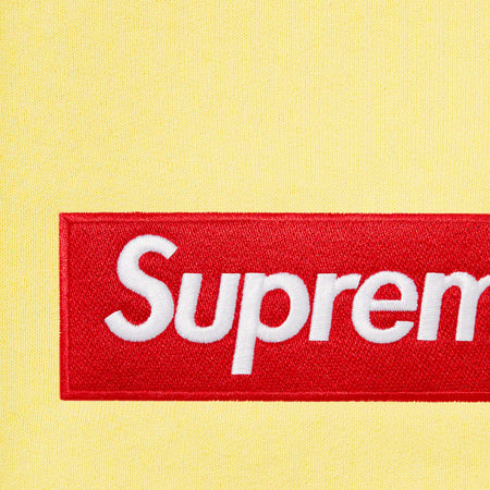 Supreme Box Logo Crewneck (FW22) Pale Yellow