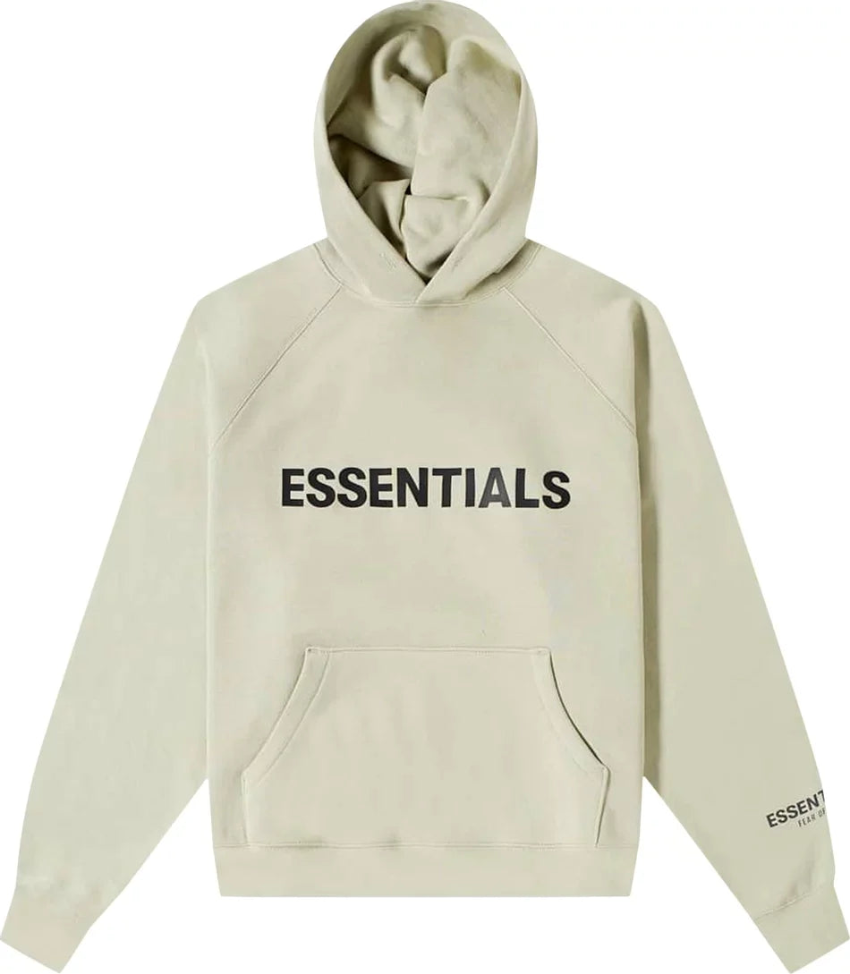 Fear of God Essentials Pullover Hoodie Applique Logo Alfalfa Sage