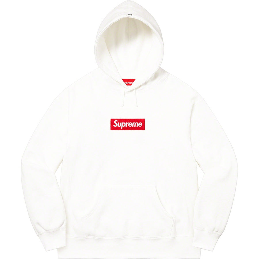 Supreme Box Logo Hooded Sweatshirt (FW21) White