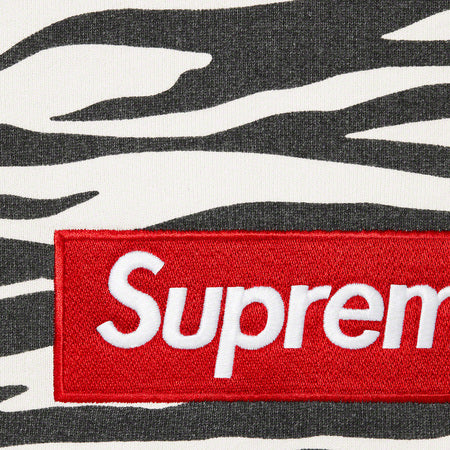 Supreme Box Logo Crewneck (FW22) Zebra